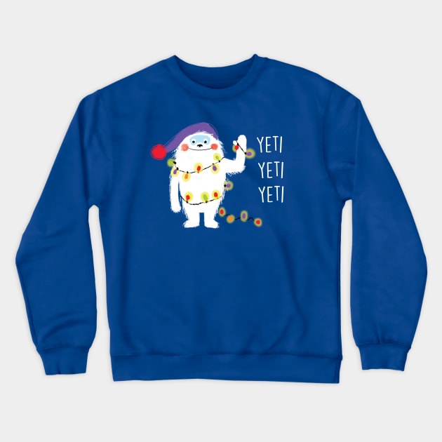 Holiday big foot Crewneck Sweatshirt by tfinn